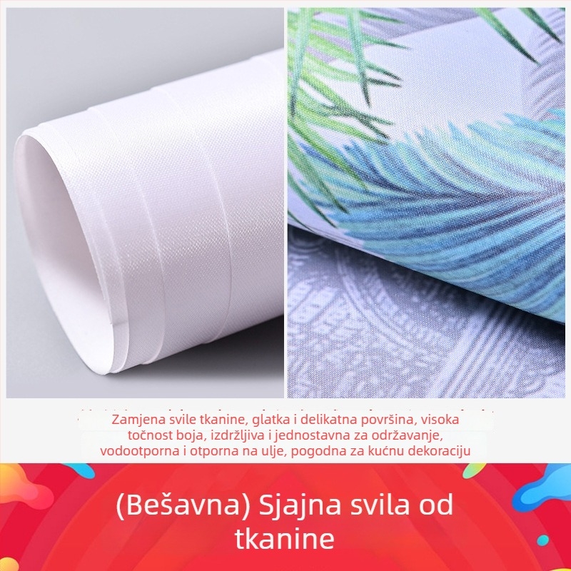 Zidna tapeta – Francuski stil s jelena iz šume, lukasti mural, sintetička vlakna, 3-slojna kompozicija