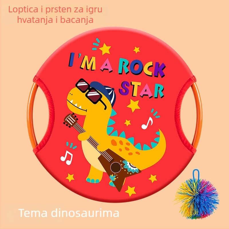 Roditeljsko-dječja sportska obuka: pladanj za bacanje lopte s lopticama za koordinaciju (7–14 godina) - u PP pakiranju, video vodič dostupan