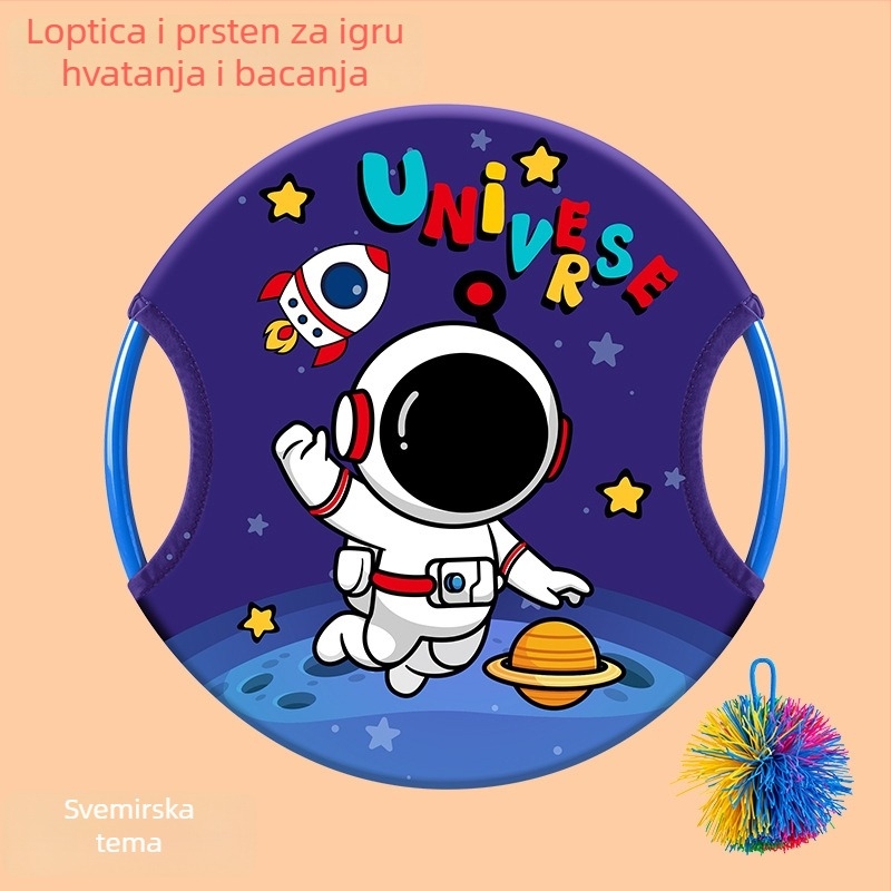 Roditeljsko-dječja sportska obuka: pladanj za bacanje lopte s lopticama za koordinaciju (7–14 godina) - u PP pakiranju, video vodič dostupan