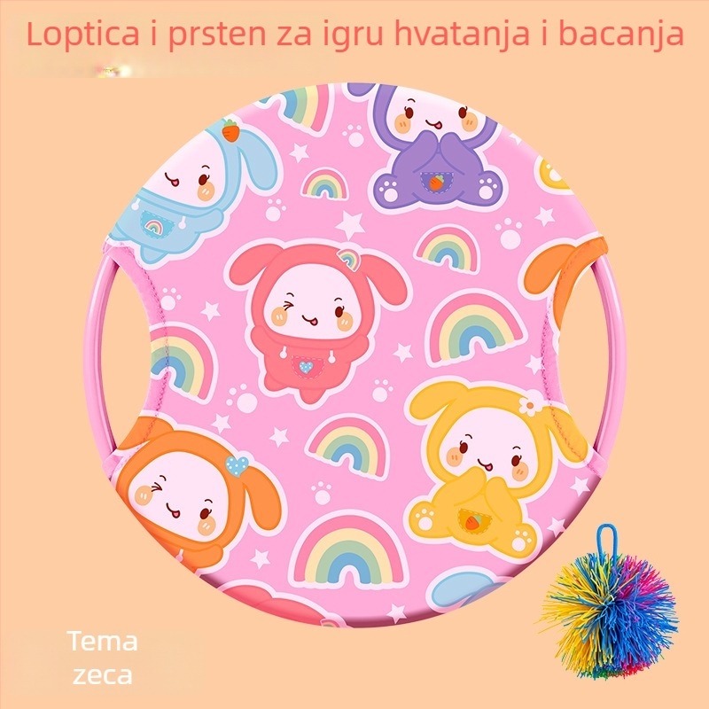 Roditeljsko-dječja sportska obuka: pladanj za bacanje lopte s lopticama za koordinaciju (7–14 godina) - u PP pakiranju, video vodič dostupan