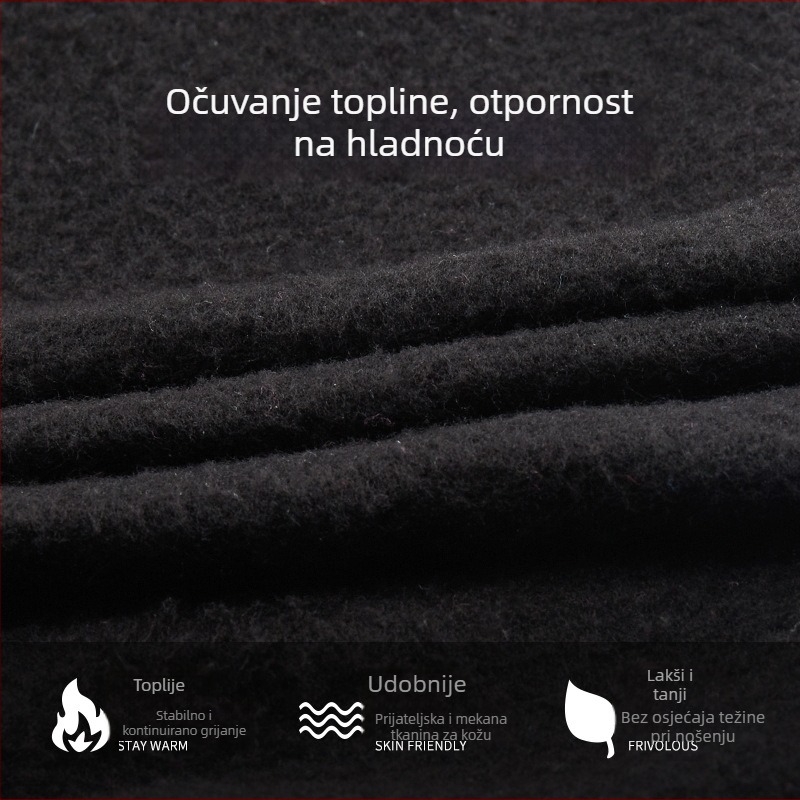 Maska za vožnju od polar fleece-a, unisex, prilagodljiva obrada, zimska zaštita lica