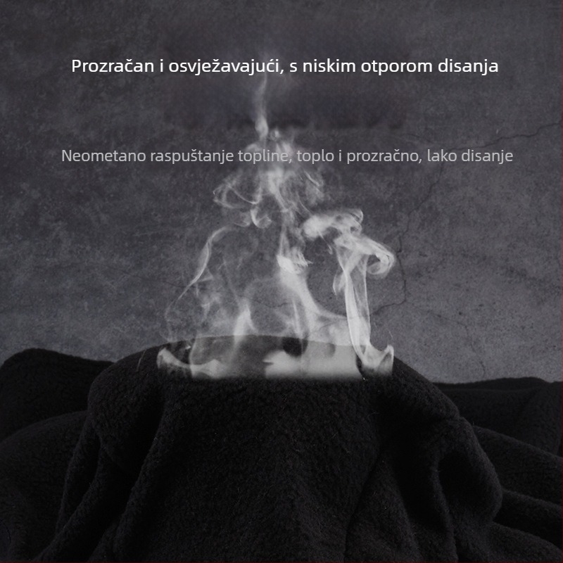 Maska za vožnju od polar fleece-a, unisex, prilagodljiva obrada, zimska zaštita lica