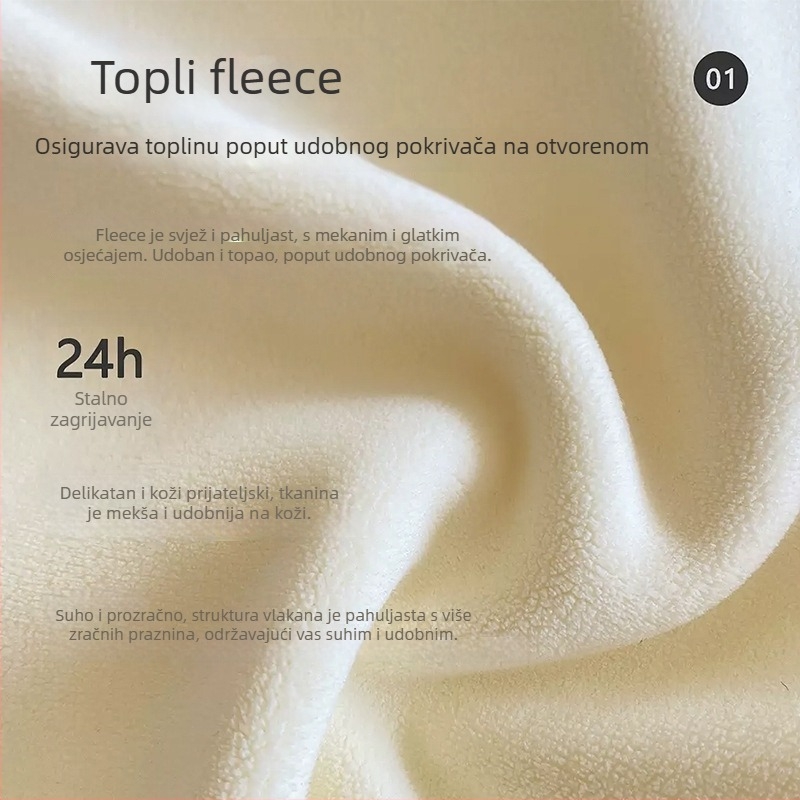 Maska za vožnju licem s vratnim pojasom i kapulom, zimski flis (Šifra: FFQXTT; Značka: 朋意; Materijal: Konvencionalni; Međunarodni izvoz: Da)