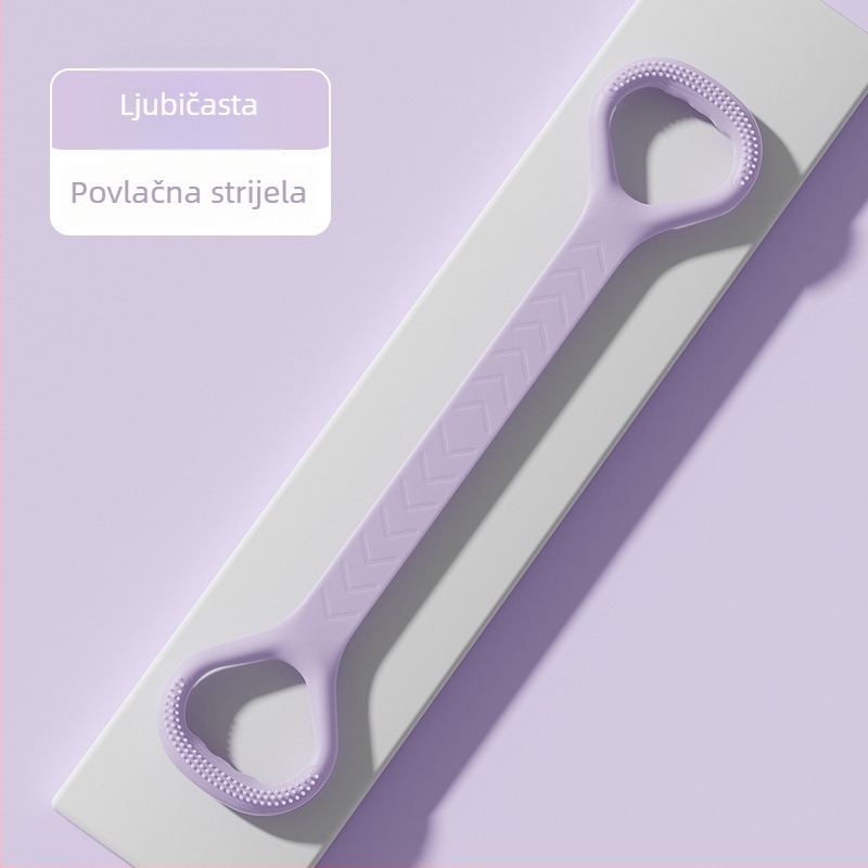 Silikonski napinjač s oblikom osmice (Figure-8), 165 g, za jogu i fitness