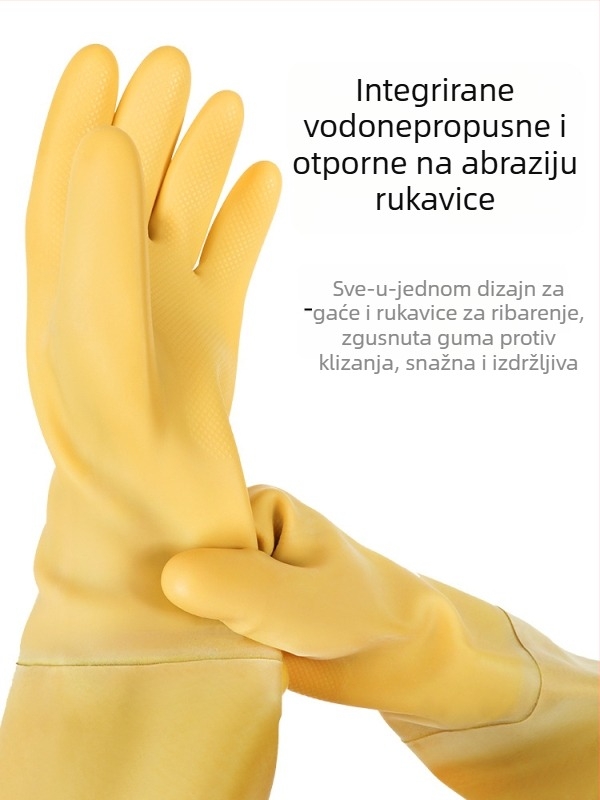 Gumene ribarske hlače, potpuno pokriće tijela, 0 džepova, bez prsluka