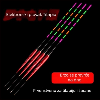 Elektronički svjetleći plovak za ribolov – plastični, vertikalni drift, brend Picturesque Scenery