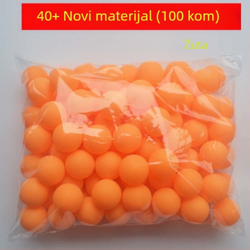 Set lopti za stolni tenis za trening, trozvjezdne, novi materijal PVC, personalizirani logotip