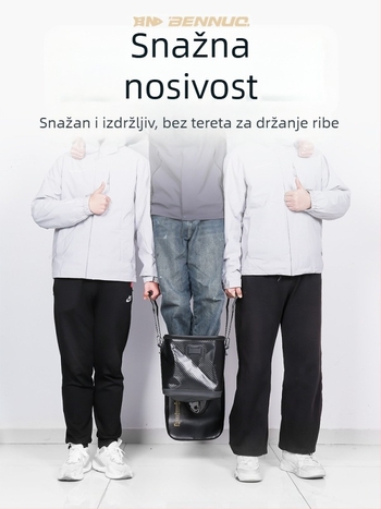 Benno kanta za živu ribu za divljački ribolov – jedinstveno tvrdi kućište, sklopiva kanta s zaštitom za ribe
