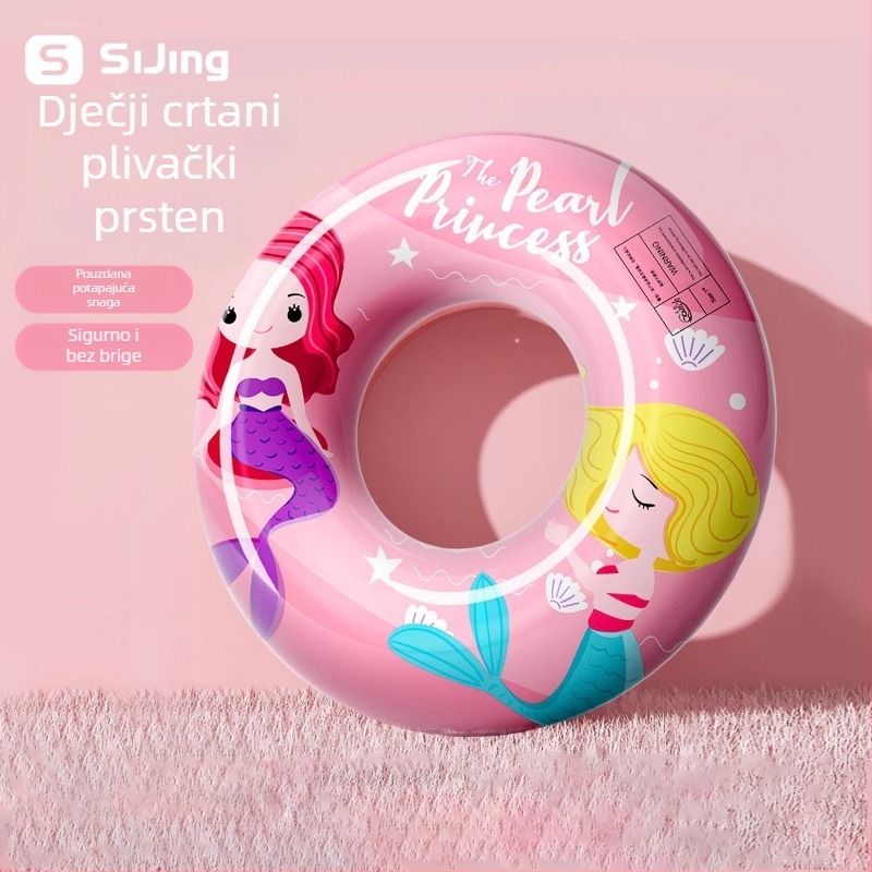 Dječji plivački prsten s karikaturnim uzorkom, ekološki PVC, debljina 20 silk, napuhavanje