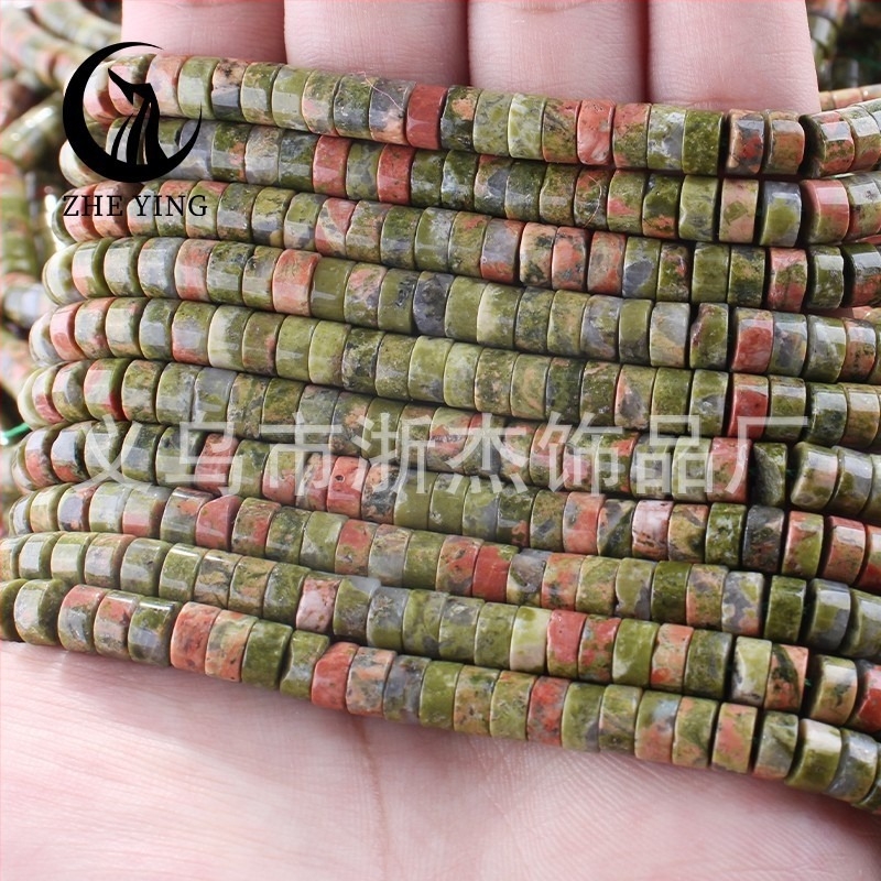 Prirodni kamen – razdjelne perle za izradu nakita, tehnologija rezanja, model AL68572, Zheying Jewelry