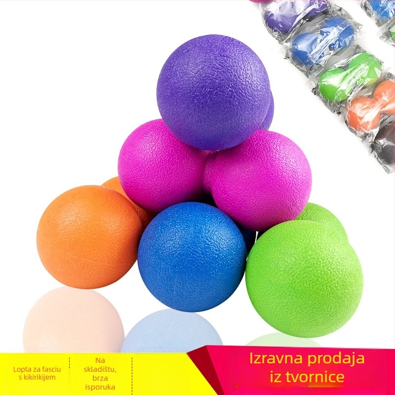 Masažna lopta za duboko opuštanje mišića i fascije – ne napuhava se; Materijal: TPE; Težina: 110 g / 220 g; Mogućnost prerade i prilagodbe.