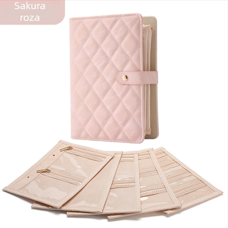 Novi veliki kožni organizator za nakit, zaštita od oksidacije, prilagodljivi putni clutch uz baršunastu torbicu
