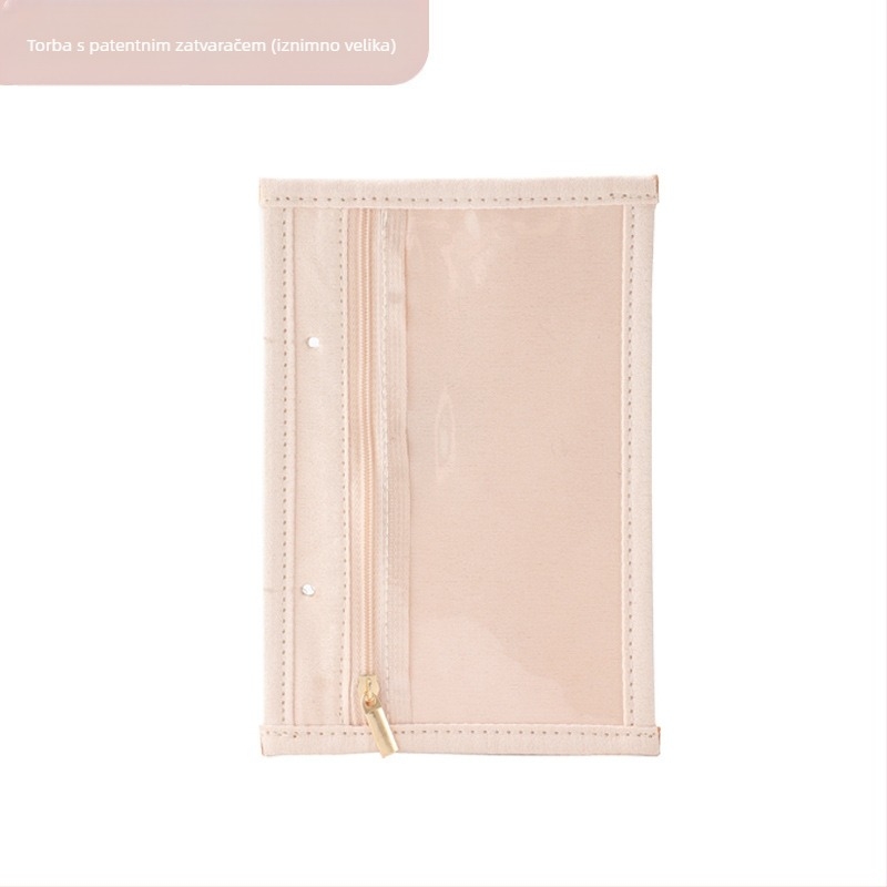 Novi veliki kožni organizator za nakit, zaštita od oksidacije, prilagodljivi putni clutch uz baršunastu torbicu