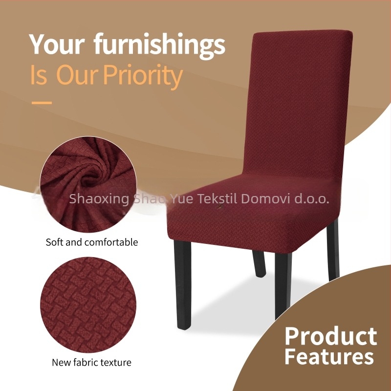 Navlaka za stolicu Shaoyue Home Textile, poliester, moderni minimalistički stil, hotelski dizajn, za dom i hotel i restoran