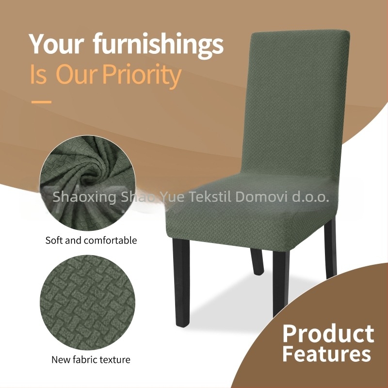 Navlaka za stolicu Shaoyue Home Textile, poliester, moderni minimalistički stil, hotelski dizajn, za dom i hotel i restoran