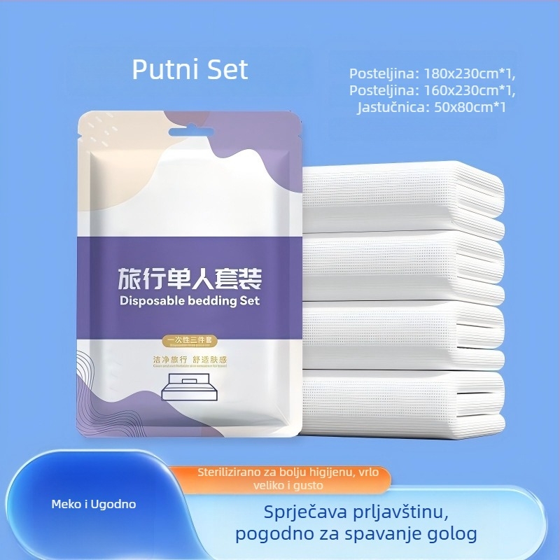 Texture Komprimirana maramica za lice od biljnog vlakna, ekstra debela, 50 g i više, jednokratna upotreba, za putovanja