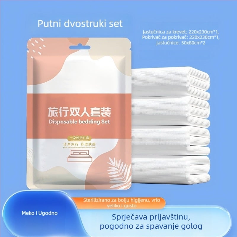 Texture Komprimirana maramica za lice od biljnog vlakna, ekstra debela, 50 g i više, jednokratna upotreba, za putovanja