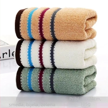Ručnik za lice od 100% pamuka, mekan i upijajući, za kućnu upotrebu, unisex, za odrasle