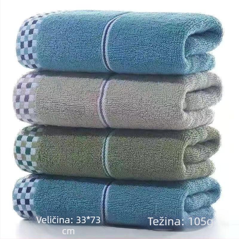 Ručnik za lice od 100% pamuka, mekan i upijajući, za kućnu upotrebu, unisex, za odrasle