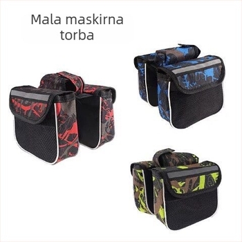 Set torbi za MTB bicikl: torba za prednju gornju cijev, torba s dodirnim zaslonom, torba za gornju cijev, vodootporna sjedišna torba