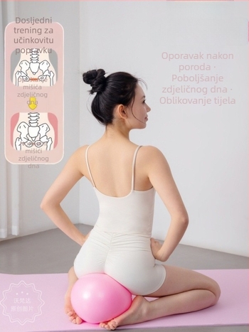 Wofanda PVC joga lopta, 150 g, napuhana, vježbanje zdjeličnog dna, postporođajna rehabilitacija