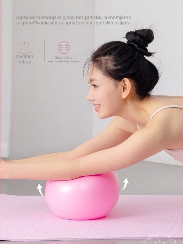 Wofanda PVC joga lopta, 150 g, napuhana, vježbanje zdjeličnog dna, postporođajna rehabilitacija