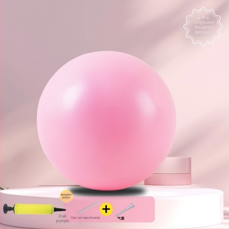Wofanda PVC joga lopta, 150 g, napuhana, vježbanje zdjeličnog dna, postporođajna rehabilitacija