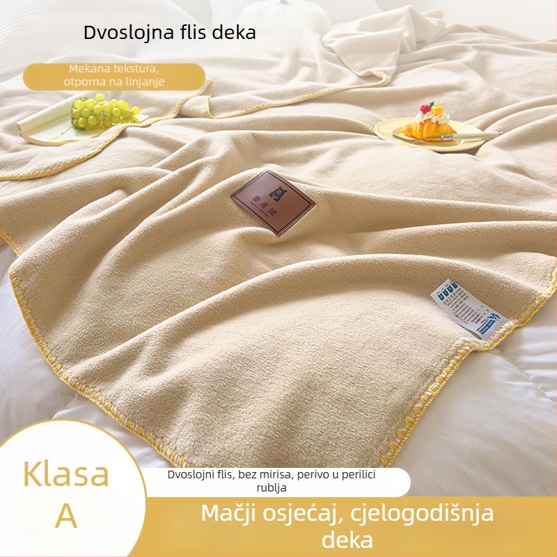 Deka od imitacije kašmira, deka za kauč, uredski šal, deka za dremanje u studentskom domu