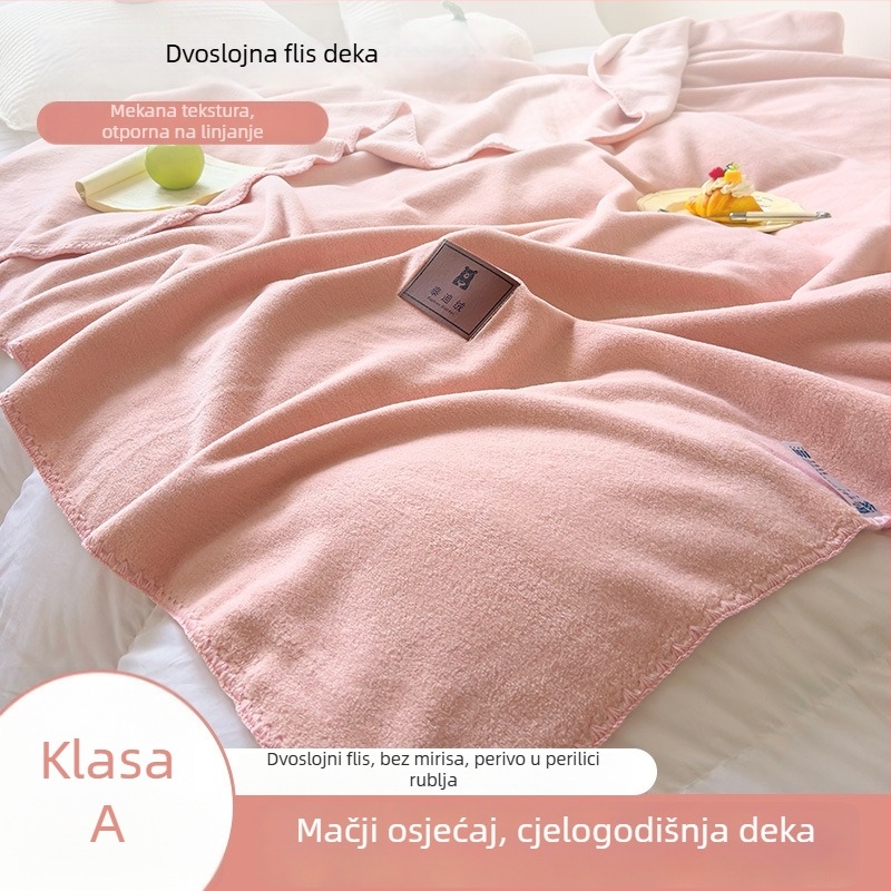 Deka od imitacije kašmira, deka za kauč, uredski šal, deka za dremanje u studentskom domu