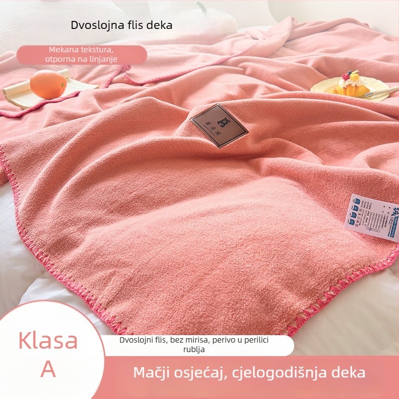 Deka od imitacije kašmira, deka za kauč, uredski šal, deka za dremanje u studentskom domu