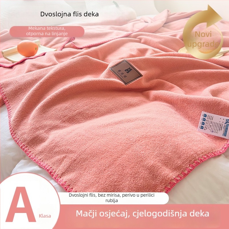 Deka od imitacije kašmira, deka za kauč, uredski šal, deka za dremanje u studentskom domu