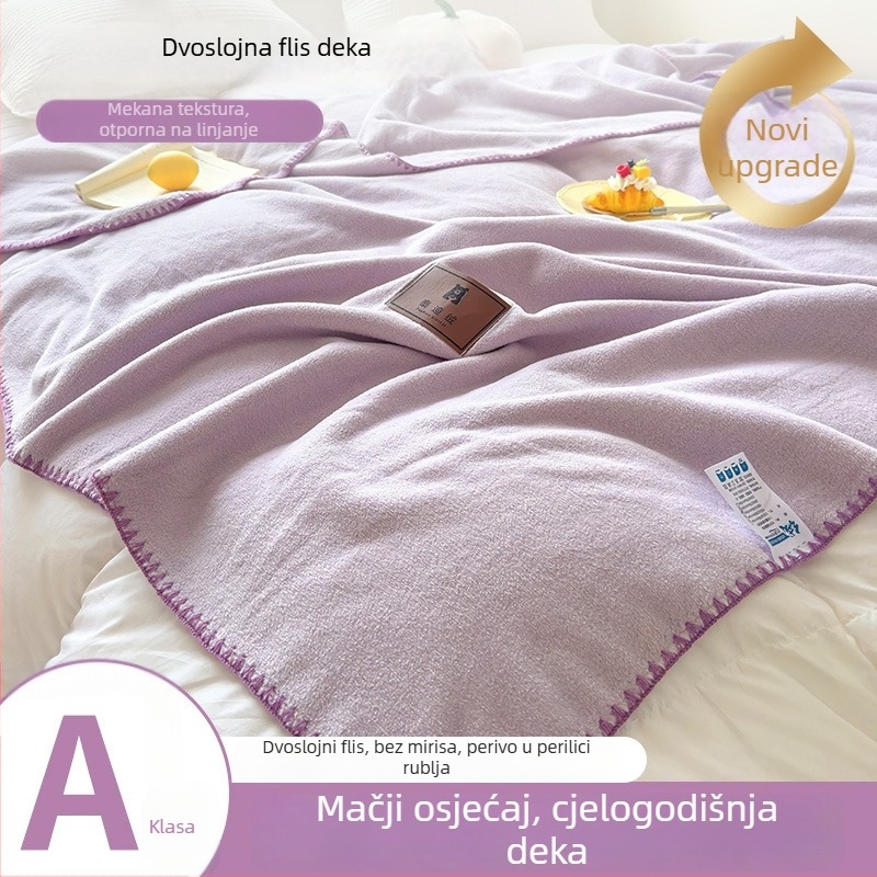 Deka od imitacije kašmira, deka za kauč, uredski šal, deka za dremanje u studentskom domu