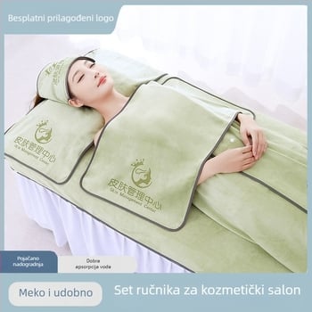 Set ručnika za kozmetički salon | mikrovlakno, fino vlakno; bez dlačica i puha; težina 301-350 g; NET verzija