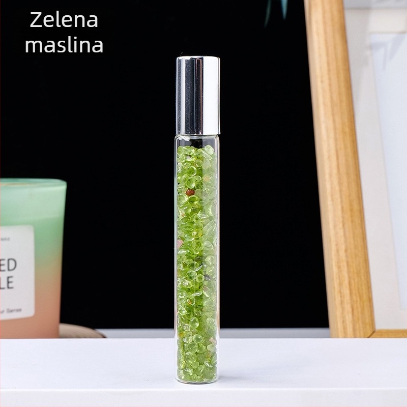 Kristalna bočica za parfem, marka Runke jewelry, kategorija: Crystal rough stone, pakiranje: PP vrećica, pojedinačno pakirano, stil: moderni minimalistički