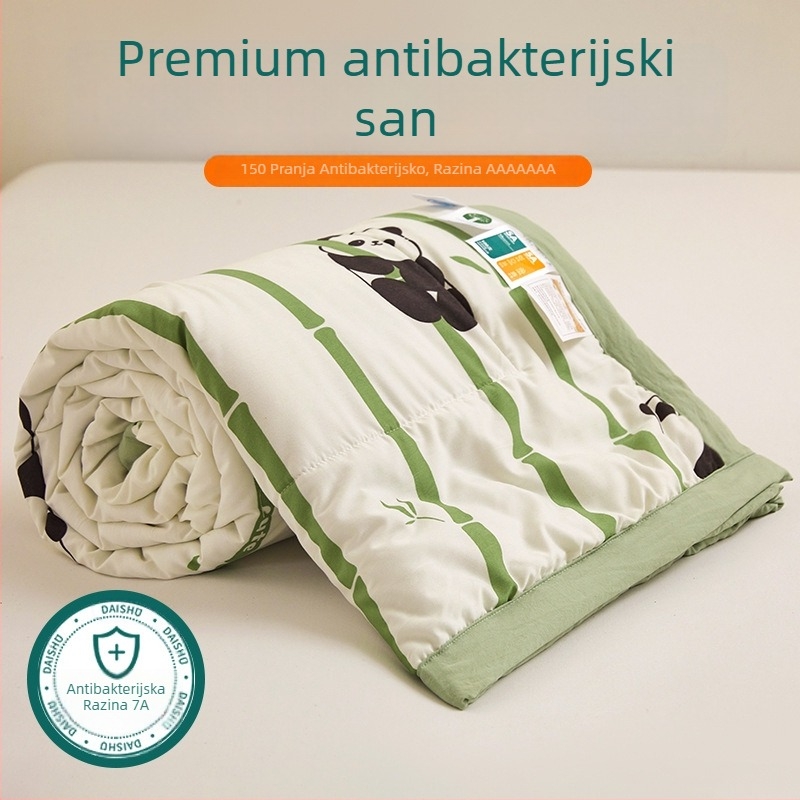 Jielia 7A ljetna pamučna deka za pranje, materijal: pamuk, punilo: poliester, otisak s reaktivnom bojom i bojom, stil: mali svježi