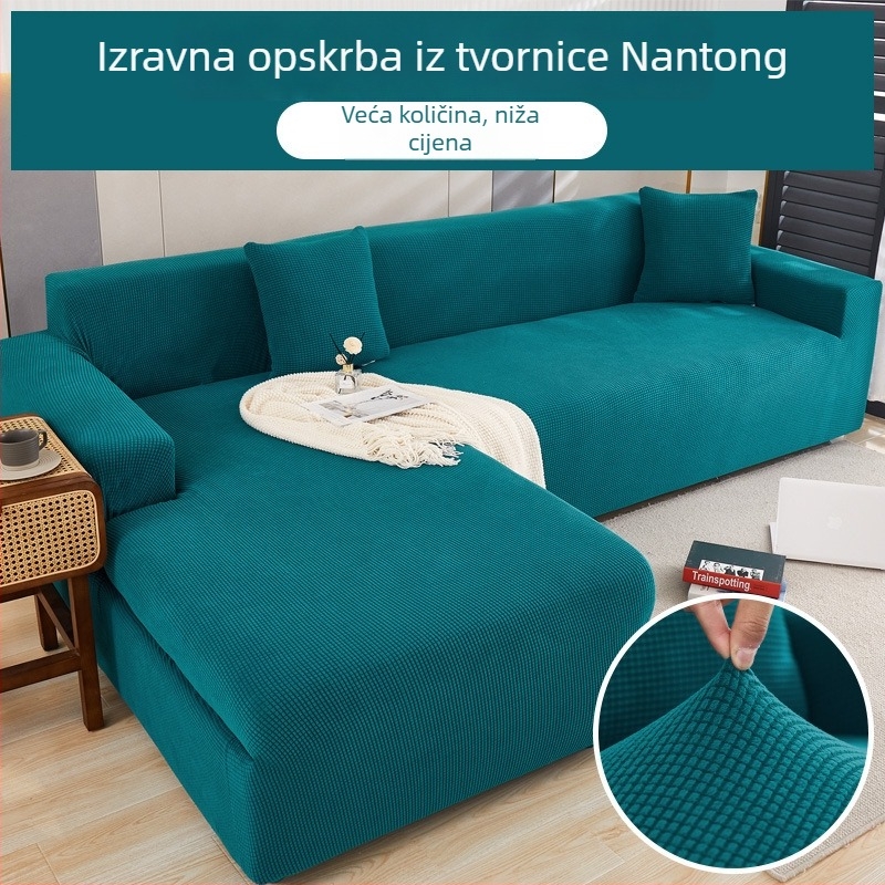Elastična navlaka za kutnu sofu – potpuno pokrivanje, minimalistički moderni stil, za sve sezone, navlaka za kožne kutne kaučeve