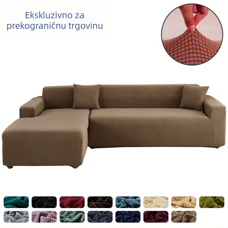 Elastična navlaka za kutnu sofu – potpuno pokrivanje, minimalistički moderni stil, za sve sezone, navlaka za kožne kutne kaučeve