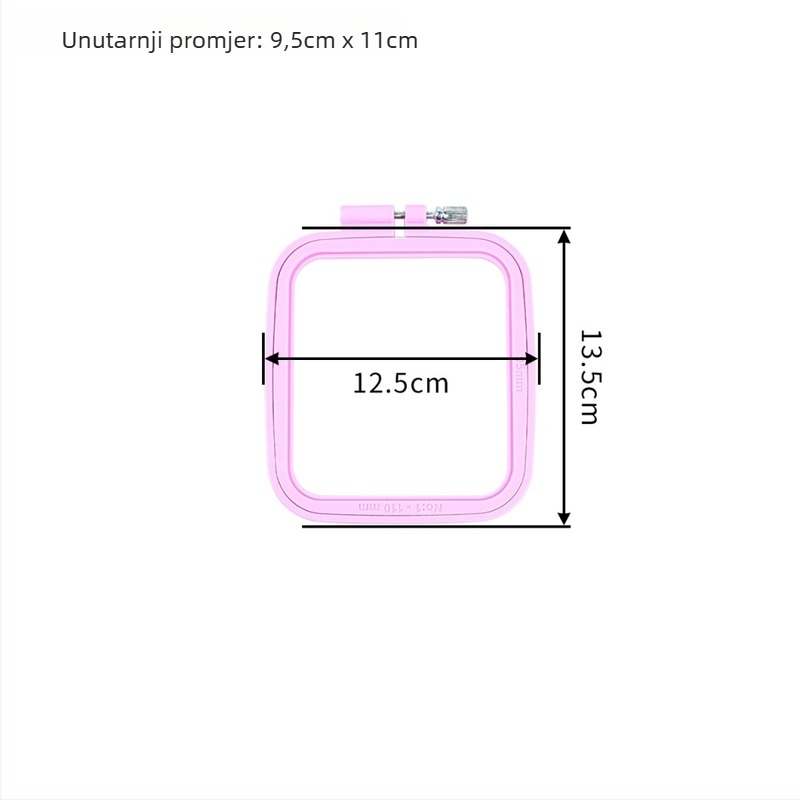 Set za križno izvezivanje s ABS plastičnim okvirom, platno 11CT, motiv likovi, DIY šivanje