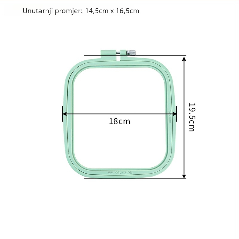 Set za križno izvezivanje s ABS plastičnim okvirom, platno 11CT, motiv likovi, DIY šivanje