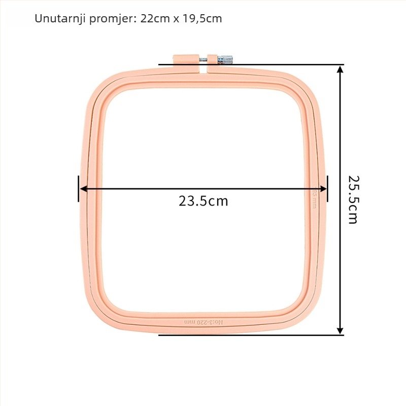 Set za križno izvezivanje s ABS plastičnim okvirom, platno 11CT, motiv likovi, DIY šivanje