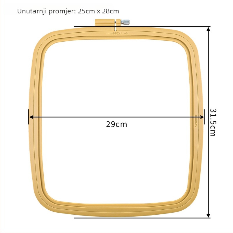 Set za križno izvezivanje s ABS plastičnim okvirom, platno 11CT, motiv likovi, DIY šivanje