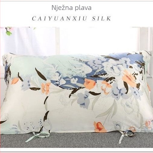 Jastučnica od svile, otisnuta, glatka i mekana, za njegu kose
