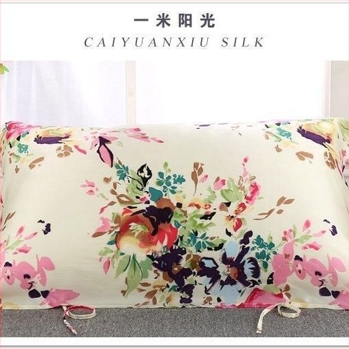 Jastučnica od svile, otisnuta, glatka i mekana, za njegu kose