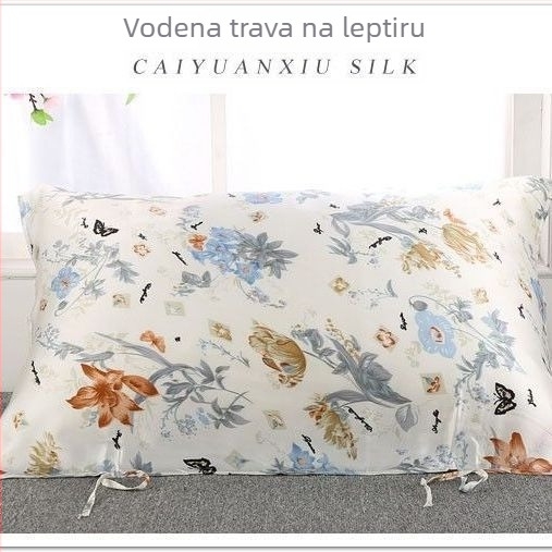 Jastučnica od svile, otisnuta, glatka i mekana, za njegu kose