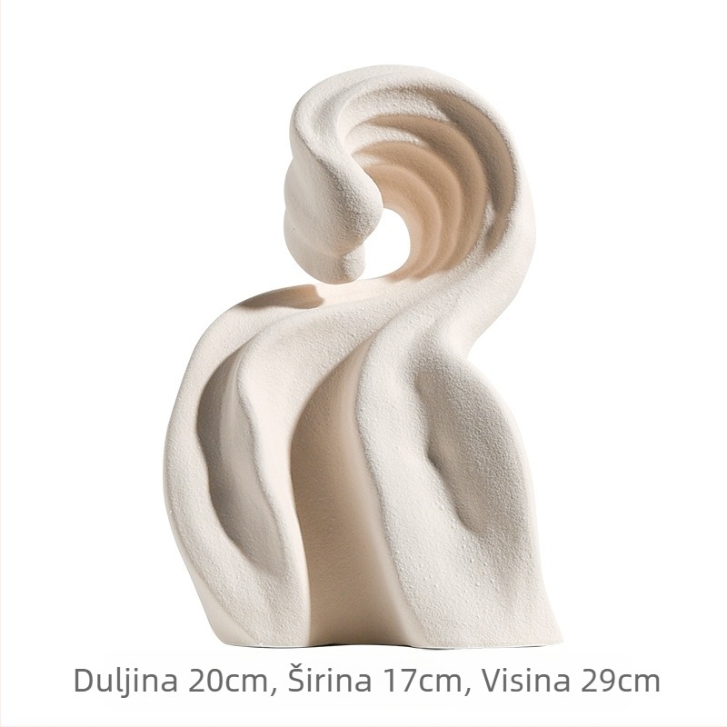 Keramički dekorativni ukras za dom, porcelan, geometrijski dizajn, moderni minimalistički stil, marka Clear Day