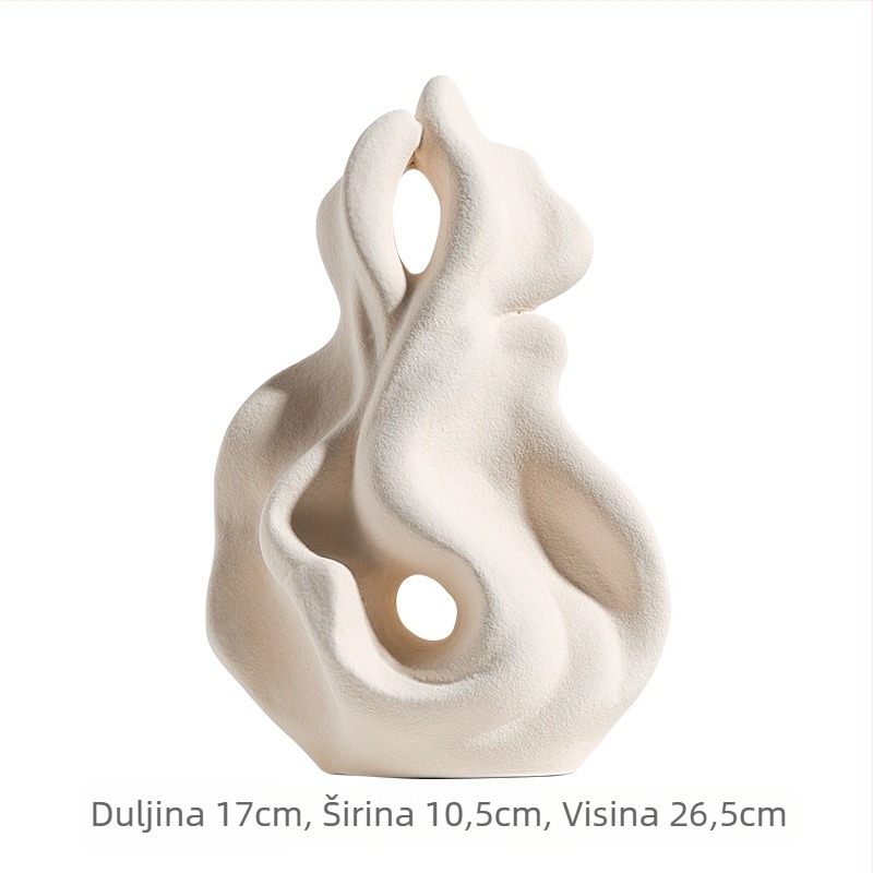 Keramički dekorativni ukras za dom, porcelan, geometrijski dizajn, moderni minimalistički stil, marka Clear Day