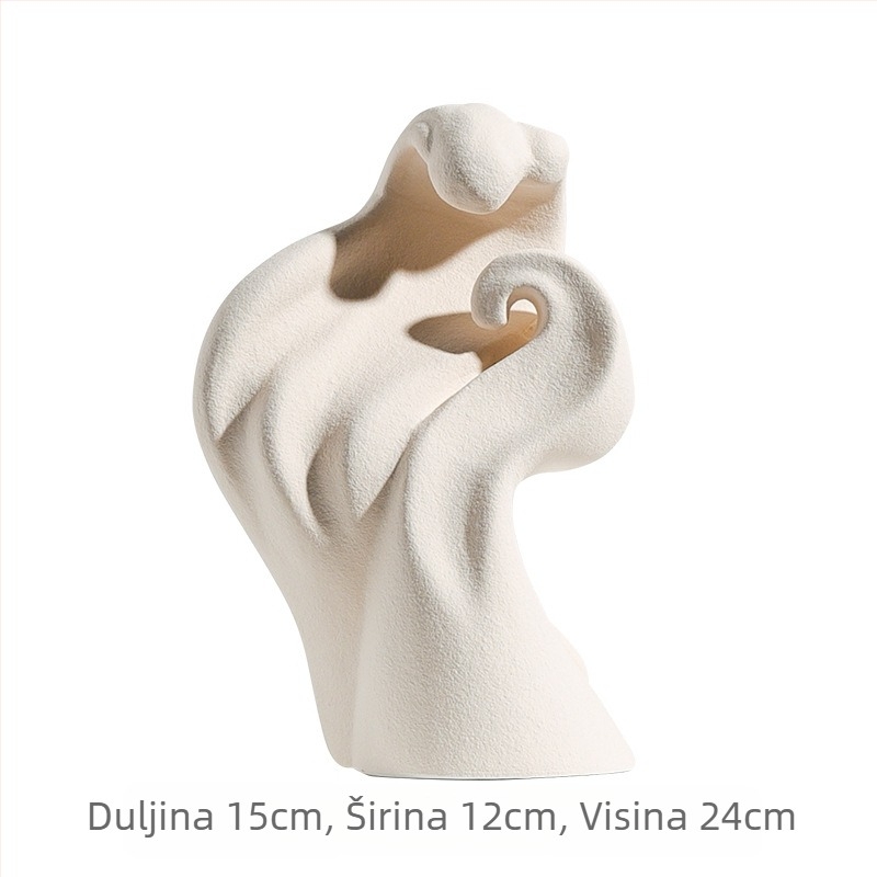 Keramički dekorativni ukras za dom, porcelan, geometrijski dizajn, moderni minimalistički stil, marka Clear Day