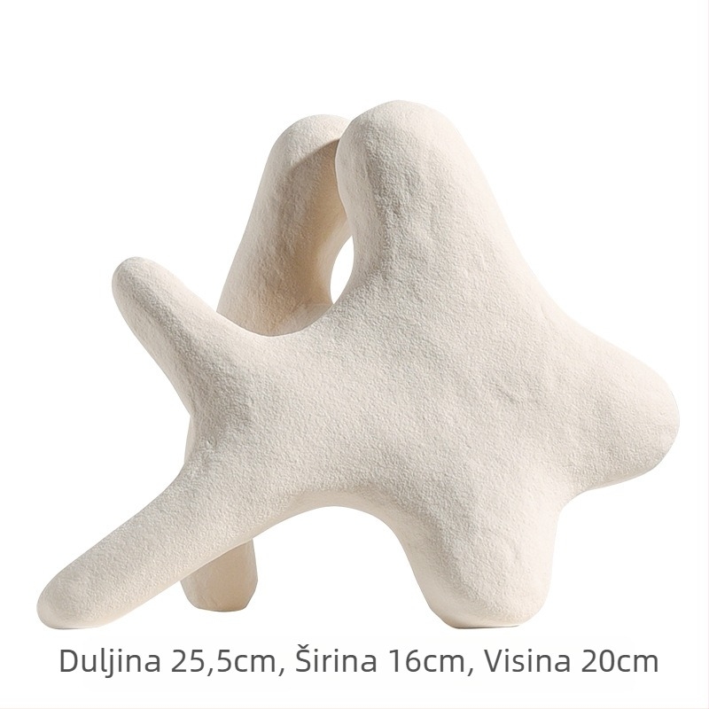 Keramički dekorativni ukras za dom, porcelan, geometrijski dizajn, moderni minimalistički stil, marka Clear Day