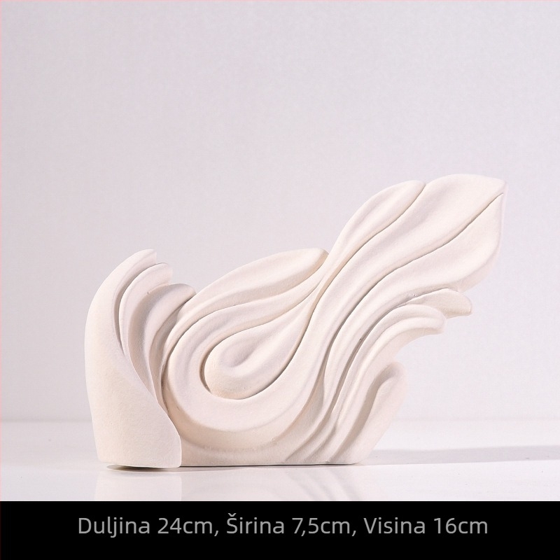 Keramički dekorativni ukras za dom, porcelan, geometrijski dizajn, moderni minimalistički stil, marka Clear Day