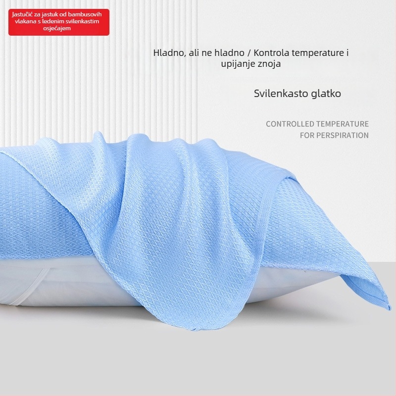 Drizzle navlaka za jastuk od bambusovih vlakana, tiskanje logotipa dopušteno, bez prilagodbe